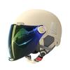 Helmet Electric Car Women's 3c Summer Helmet Double Lens Model with Ear Protection and Sun Protection Class A Riding 3C Certified Battery Car Sunshade