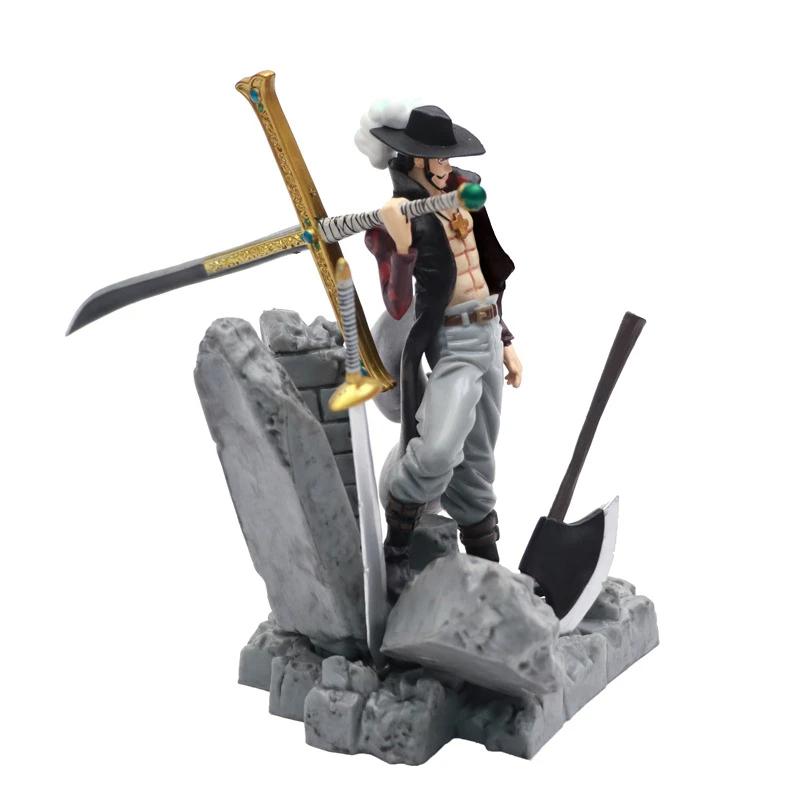 Аниме Фигурка One Piece Битва над Куполом Дракуль Михоук Фигурка Действия Миниатюра Фигма Статуэтка Игрушка для Коллекционера Настольное Украшение
