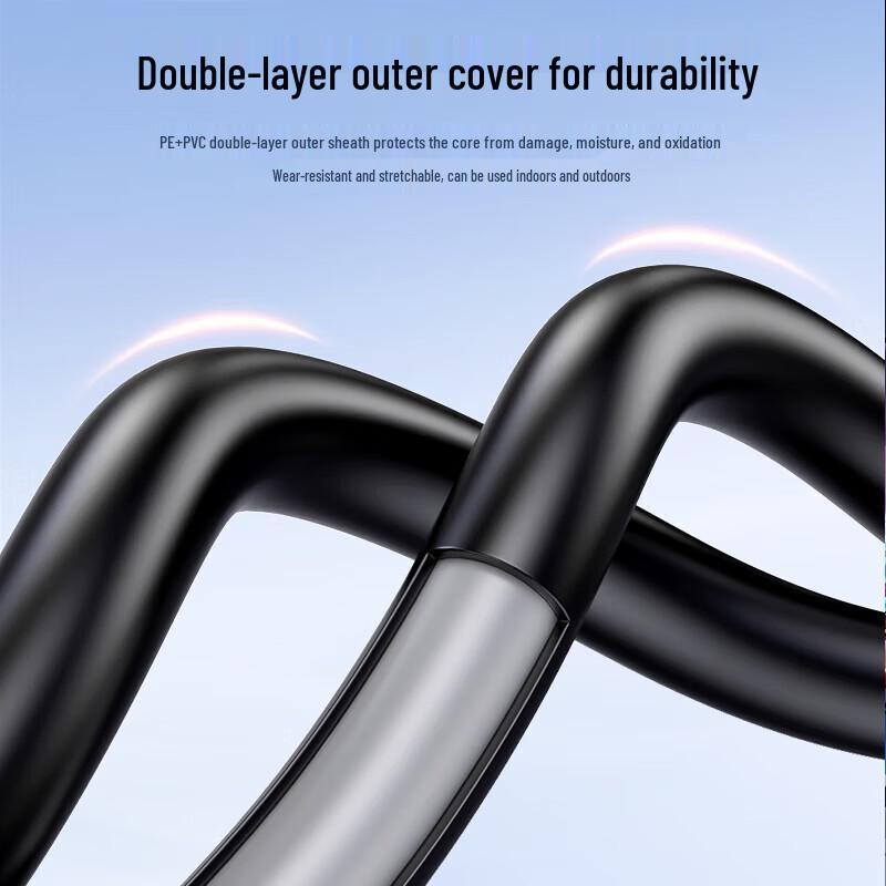 BIAZE Cat6 Gigabit Double Shielded Outdoor Network Cable