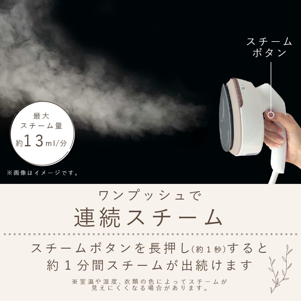 Macafuru Rakkaru Паровой утюг и отпариватель для одежды MIS-120M-WH Белый