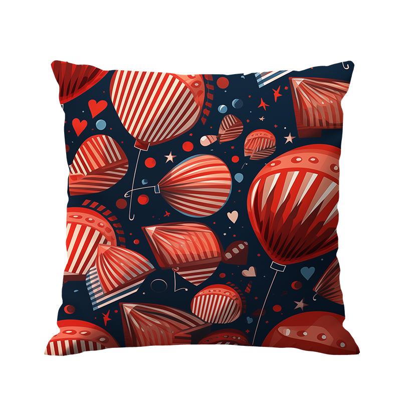 1 шт. Двусторонняя печать винтажный праздничный чехол для подушки 17,7*17,7 дюймов наволочка устойчивая к пятнам дизайн для декора гостиной без сердцевины в комплекте