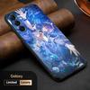 Кантарелла игра про красоту узор с девочкой Чехол для телефона для Samsung Galaxy S25 S24 S23 S22 S21 S20 Plus Ultra Note20 Мягкий Черный