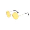 Retro Small Round Hippie Sunglasses Fashion Circle Metal Frame Sun Glasses Disco Party Candy Color Lens Eyewear for Women Men