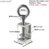 304 Stainless Steel C-clamp Steel Pipe Square Clamp Pull Ring Adjustable Fixed Holder Clip Multi-function Hardware Fasteners