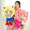 Adorable Sailor Moon Rabbit Cartoon Plush Toy With Soft Pp Cotton Stuffing For Girls