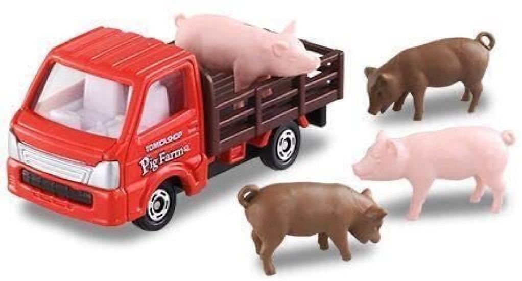 Оригинальный грузовик для свинофермы Suzuki Carry из магазина Tomica