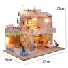 Набор для кукольного домика «Сделай сам» Мини 3D-пазл Сборная модель Игрушки Украшение для дома/спальни С мебелью Деревянные поделки Кукольный домик