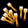 Plastic Paint Brush No. 4 Small Brush Baking Skewers Dip Brush Barbecue Brush Pancake Oil Brush Yellow Handle Cleaning Brush