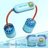 red-blue frog