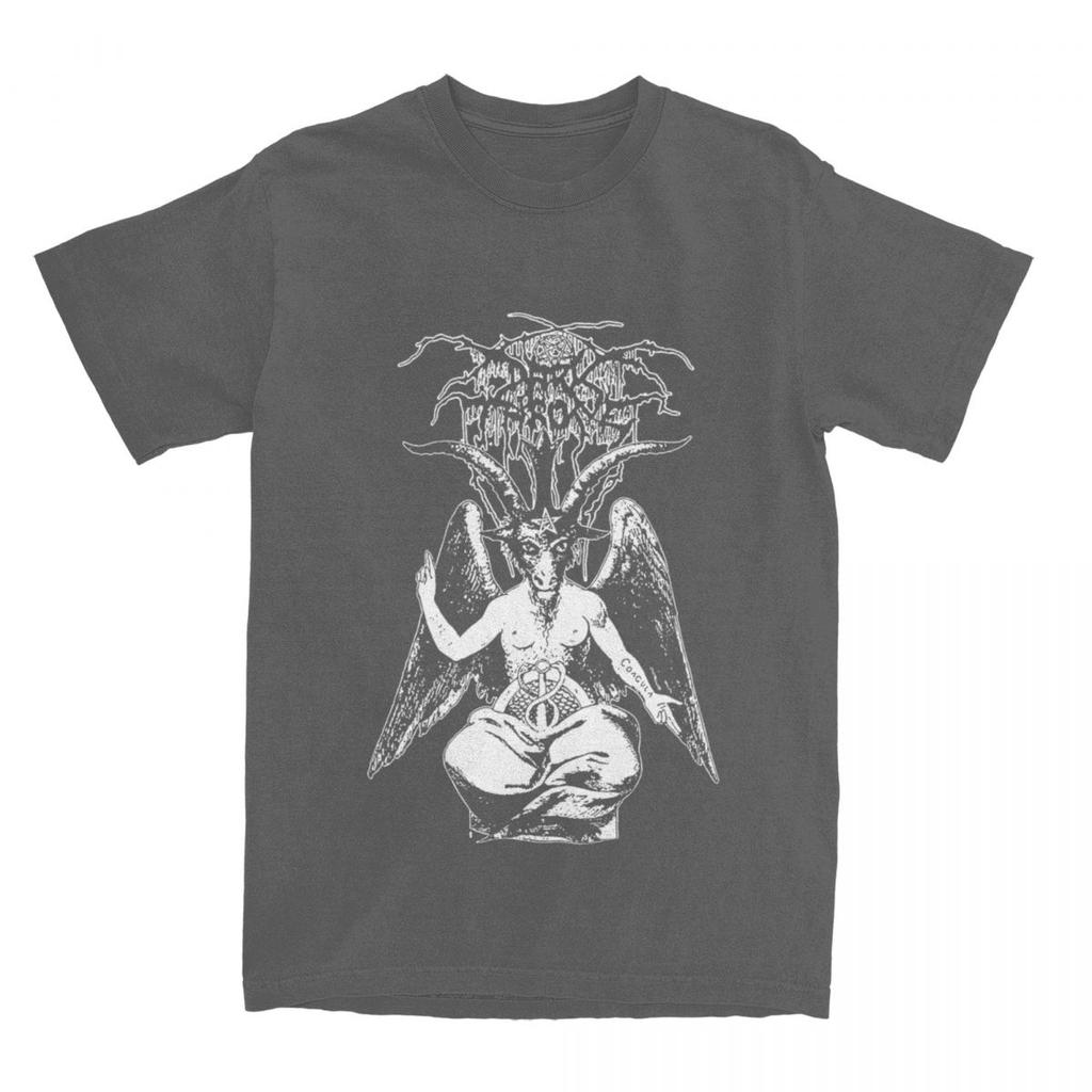 Darkthrone Band Death Metal Accessories Футболка для мужчин и женщин Винтажная футболка из чистого хлопка с круглым вырезом и коротким рукавом Одежда больших размеров