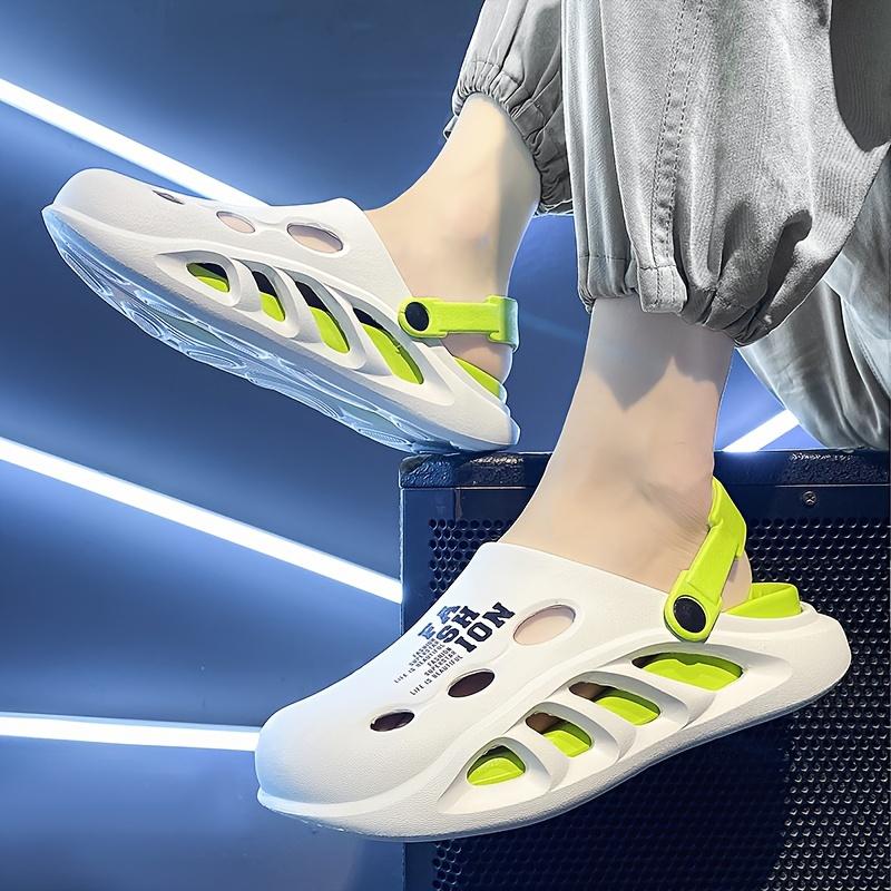 Order One Size Up Men's Shoes Non Slip Slippers Breathable Casual Slippers for Summer