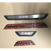 For Mazda CX-5  CX 5  CX5 2018 Door Sill Cover Pedal trim Auto Accessories Scuff strip Protector Car Sticker