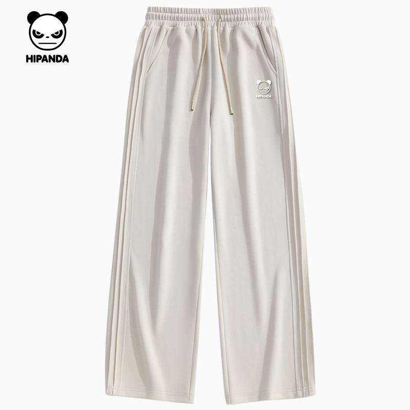 Hello Hipanda, Panda Versatile slimming straight leg wide leg pants, unisex style pants