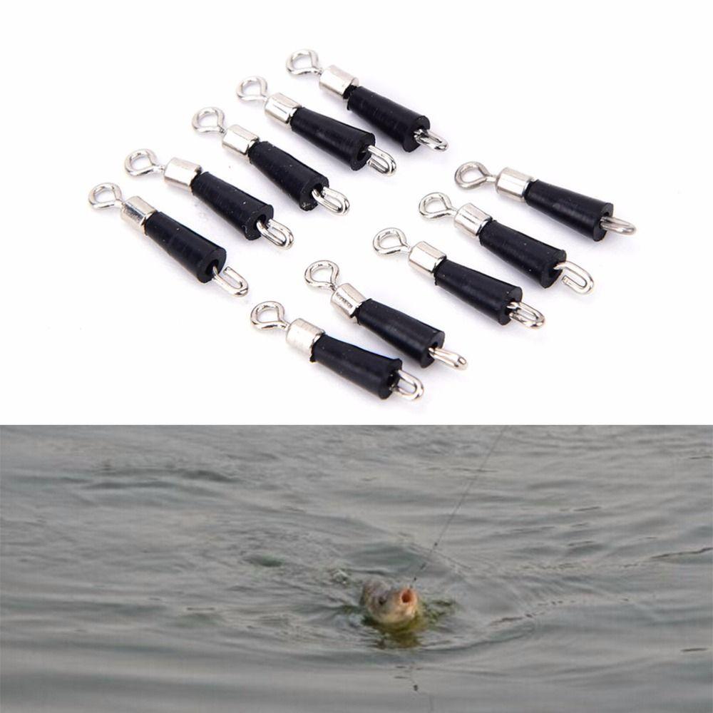 Flexible Metal Solid Rings Swivel Ball Bearing Fast Link Fishing Tools Connector Fishing Hooks