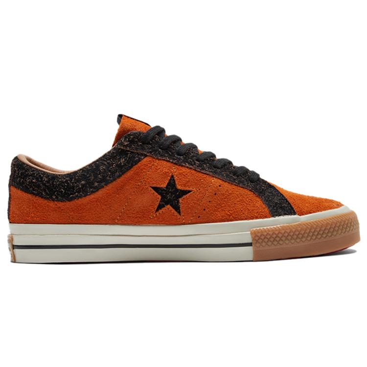 Converse One Star Ретро Повседневные Скейт-Кеды Оранжевые Новогодняя Серия Унисекс 173200C