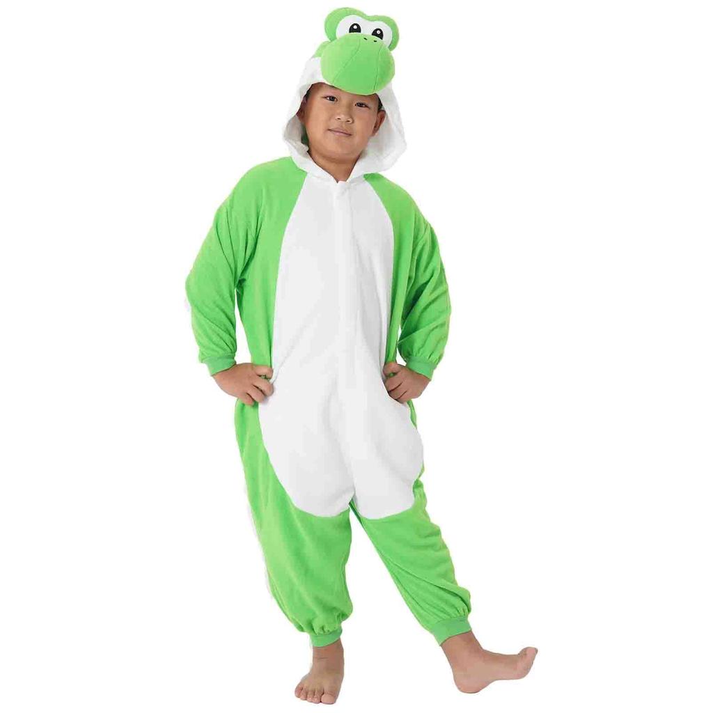 SAZAC Character Fleece Kigurumi Super Mario Yoshi for Children 130cm