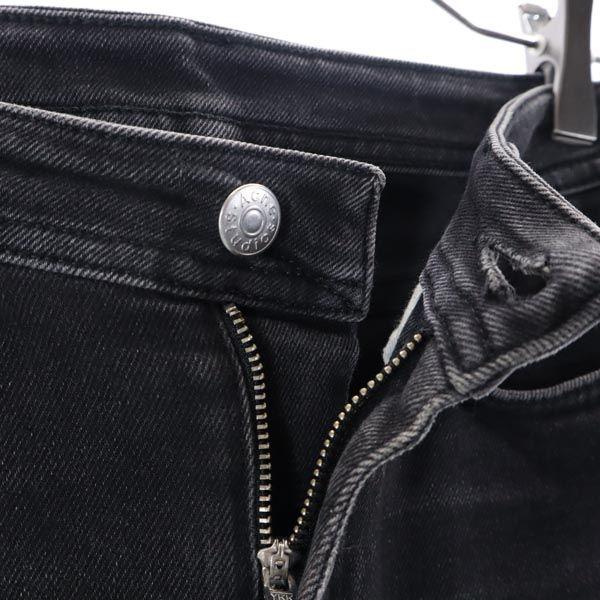 Acne Studios Зауженные джинсы деним w24 Джинсы серии Black Женские Б/У