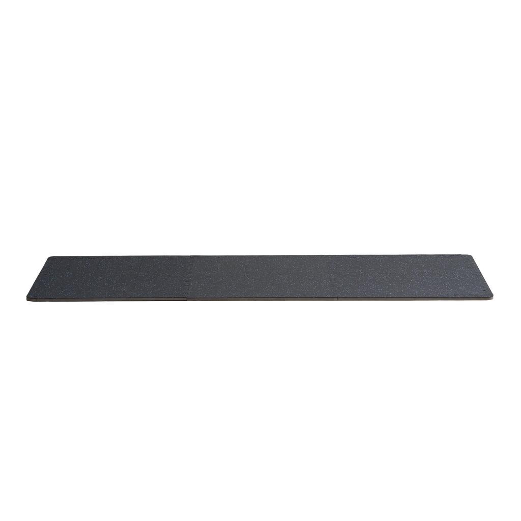 VEVOR 0.56 Inch Thick Gym Floor Mats, 25 Tiles Rubber Top with EVA Foam, 25" x 25" Gym Flooring Workout Mats with 100sq.ft Coverage