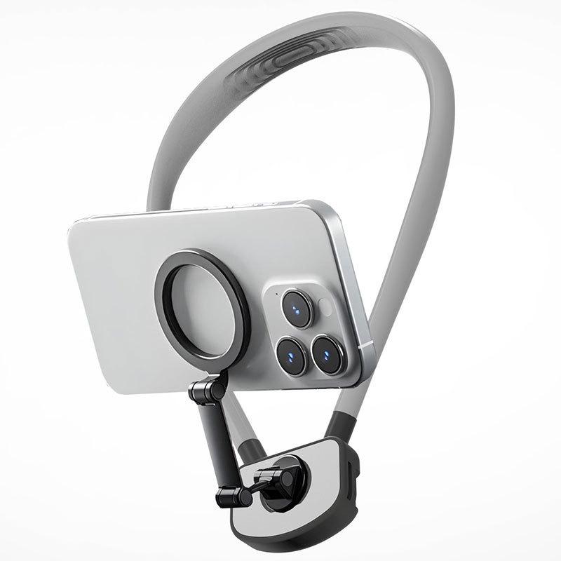 Neck-mounted Mobile Phone Magnetic Holder for First-person View Shooting of Outdoor Sports Camera Accessories