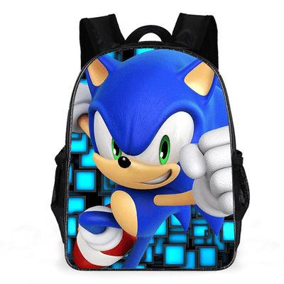 Cartoon Animation Sonic Primary And Secondary School Students Schoolbag Children'S Men'S And Women'S Backpack Schoolbag