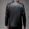 New Autumn and Winter Lapel Leather Jacket for Young Men's Fashionable Leather Jacket for Business Casual Trendy Handsome Leather Jacket
