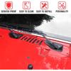 Декоративная накладка на основание переднего стеклоочистителя для Jeep Wrangler JK и Unlimited 2007-2018 (черный)