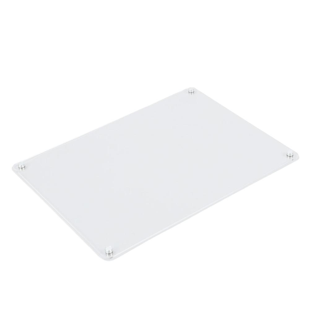 Acrylic Dry Erase Board Clear Rounded Edges Magnetic Installation Blank Memo Dry Erase Whiteboard