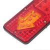 2pcs LED Taillights 12V High Brightness Universal Turn Signal Lamp for Trailer Trucks Caravans Boats Campers