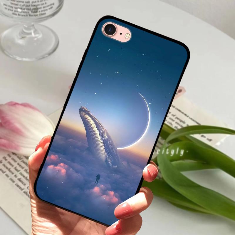 Чехол для iPhone 6S 6 Силиконовый Мягкий Задний Чехол для Телефона Для iPhone 7 7Plus 6 6S Plus Силиконовые Чехлы Для iPhone 8 8 Plus Fundas Бампер