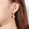 I Have You In My Heart Sterling Silver Earrings Female Earrings Temperament Long Japanese and Korean Ear Jewelry New Simple Jewelry