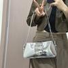 Luxury Designer Handbags for Women Laser Armpit Bag Brand Shoulder Bag Silver Chic Female Top Handle Bag Shopper Tote Bag