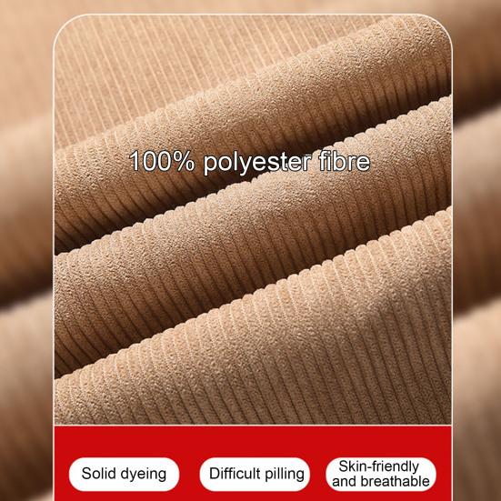 Мужское тонкое вельветовое пальто на весну и осень с воротником-стойкой и длинными рукавами, однотонная куртка на молнии с боковыми карманами, верхняя одежда