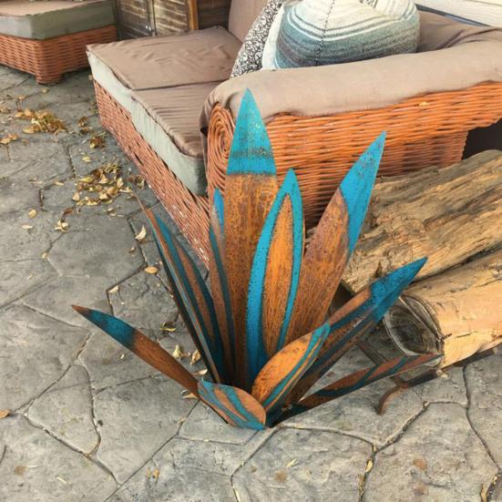 Скульптура текилы в форме текилы, садовое украшение, садовые фигурки из нержавеющей стали, домашний декор