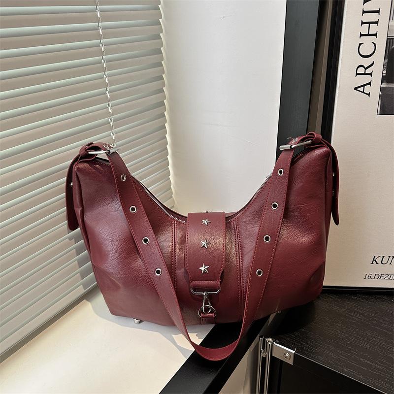 Новые повседневные модные сумки-хобо для женщин, ретро-сумка через плечо, кроссбоди, универсальный женский кошелек, высококачественная сумка из ПУ-кожи, KTY