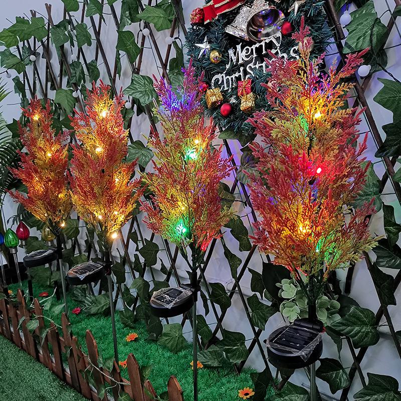 Solar LED Cypress Tree Light for Outdoor Courtyards, Lawns, Balconies, and Gardens