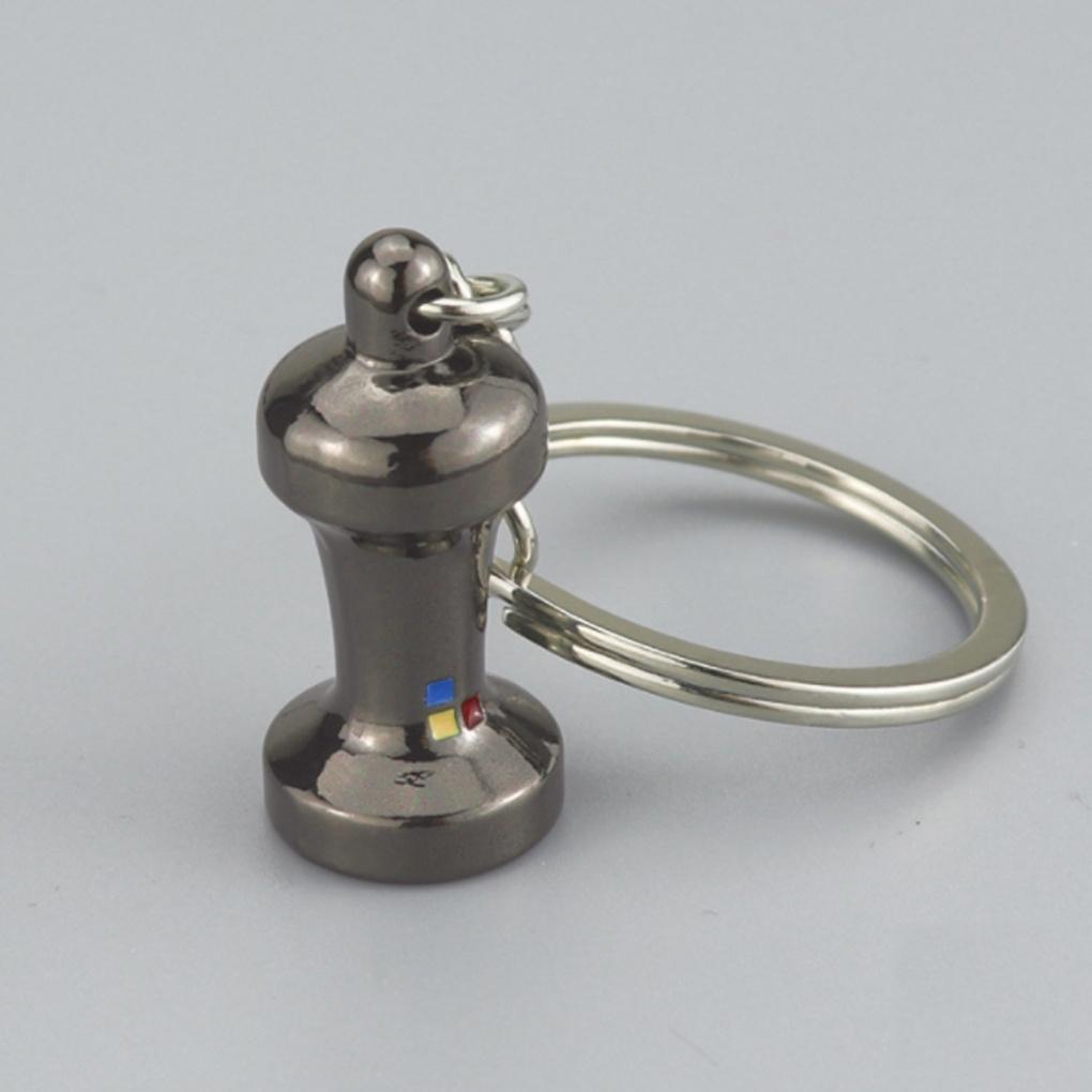 Coffee Temper Keychain 2-piece set (black) AirPod Keyring