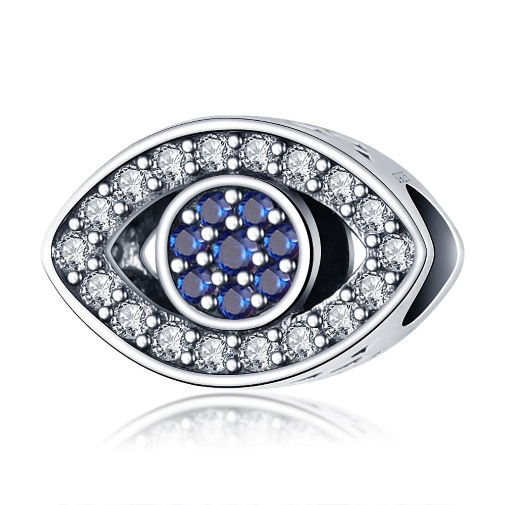 Copper Firefly Charms Evil Eye Air Balloon Blue Charms Fit Original Bracelet Beads For Jewelry Making