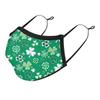 Irish Festival Shamrock Print Sun Protection Breathable Face Mask - Adult Double Layer