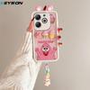 KEYSION Cute Ear 3D Cartoon Case for TECNO Spark Go 2024 20 20C with Bracelet Silicone Shockproof Phone Cover for Tecno Pop 8
