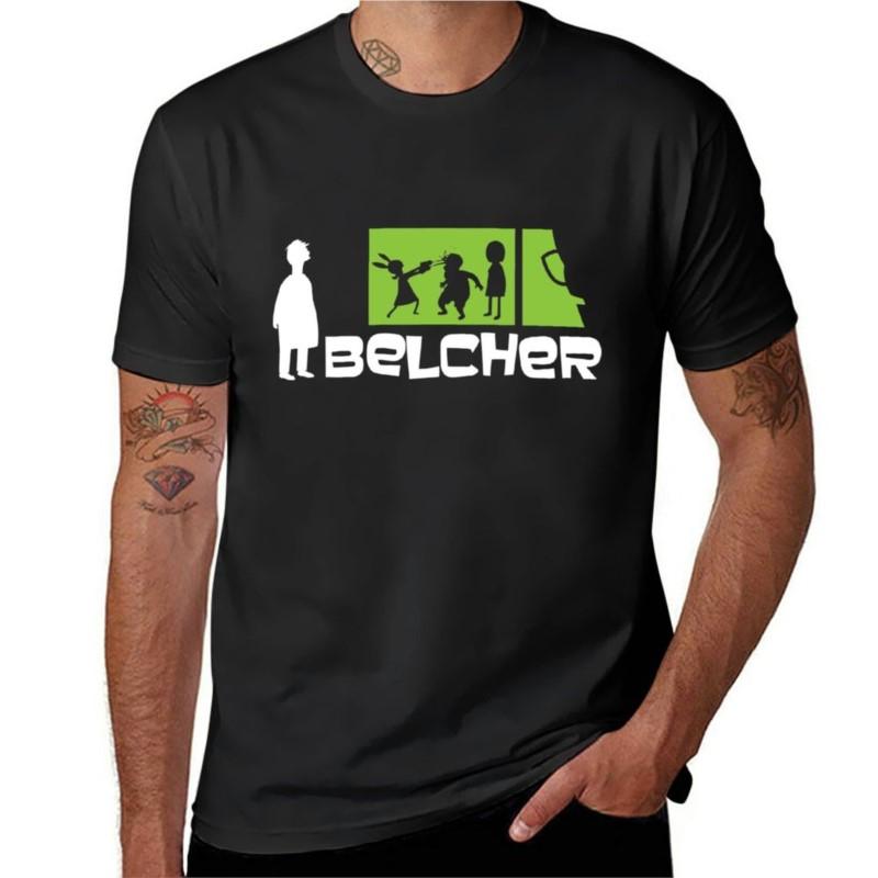Футболка Belcher винтажная футболка черные футболки футболки большого размера для мужчин