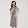 Loose Workwear Style Short-Sleeved Dress for Women