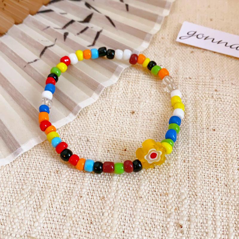 Маленький свежий цвет щенок браслет ниша милая девушка сердце браслет летняя студенческая вечеринка девушка украшения