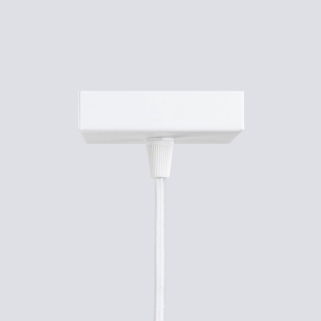Carbon 1 white pendant lamp
