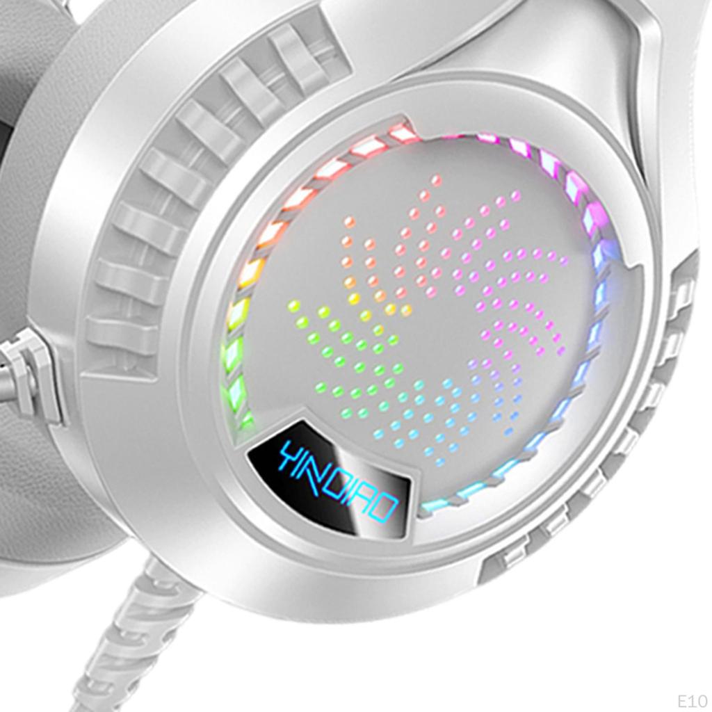 Игровые наушники с микрофоном, полноразмерные, с шумоподавлением, для ПК, ноутбука, класса, с 3D