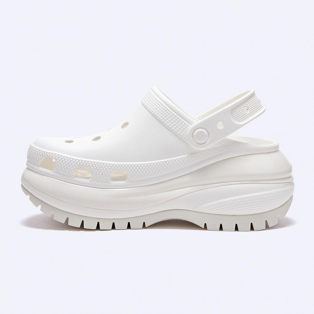 Crocs Classic Mega Crush Clogs White 207988 100