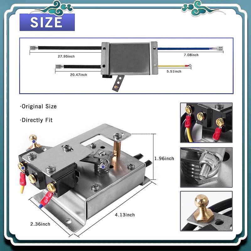 Reliable Accelerator For Golf Cart Potentiometer With Micro-Switch EZGO Marathon 1989-1994 Electric Models 27094G01 25399G1 2526