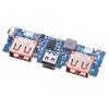 Сделай сам Материнская плата 5В 2.4А Micro Type-C Мобильный блок питания Зарядная плата для литиевой батареи Светодиодный двойной USB 18650 Повышающий модуль