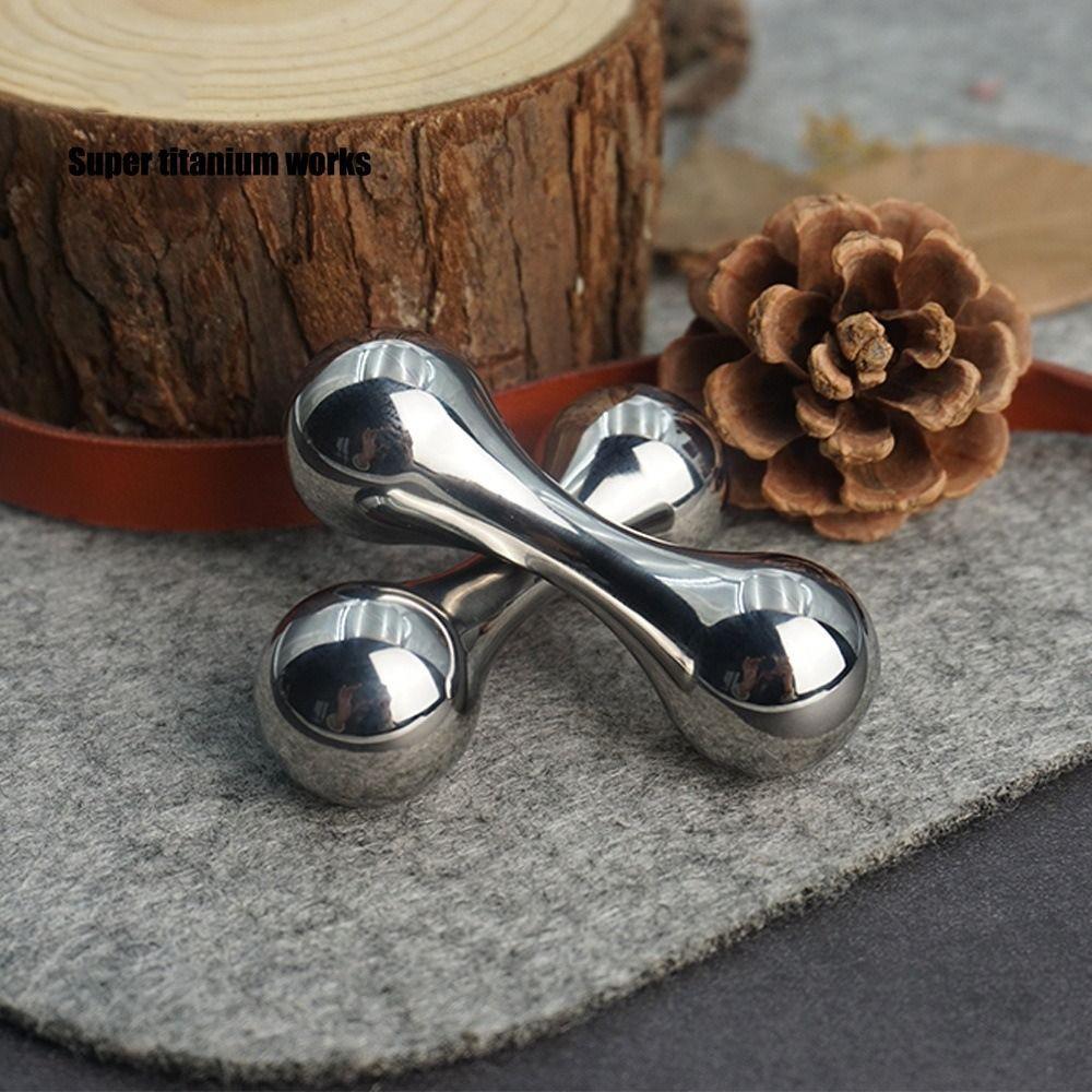 Two-headed Knucklebone Spinner Titanium Zinc Zinc Alloy Bone Fingertip Spinner  Kids Gift
