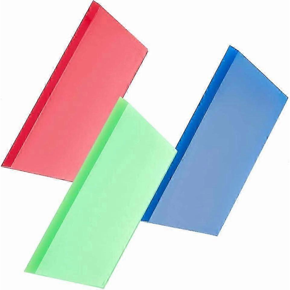 Soft Silicone Rubber Squeegee Scraper 3pcs for Car Wrap, Window, Windshield Vinyl & Paint Protection Film Installation, Anti-Scratch TPU Coating Tool