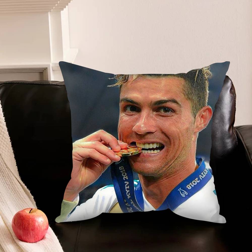 Наволочка C-Cristiano-O R-Ronaldo-O Для Дивана Комнаты Офиса Декор Печатная Защитная Наволочка На Подушку Подарок На День Святого Валентина Индивидуальный